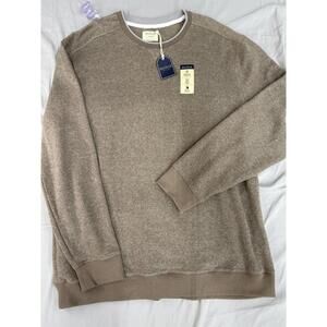Method Sweater Mens Extra Large Brown Heathered Crewneck Pullover Soft Touch